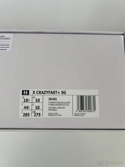 Adidas X Crazyfast + SG kopačky - 10