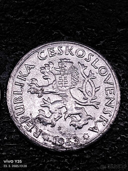 4x 1 koruna Československo 1950 - 1953 R - 10