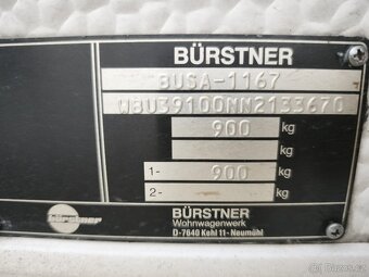 Burstner 390, solár, lehký karavan, nová STK, 100km/h - 10