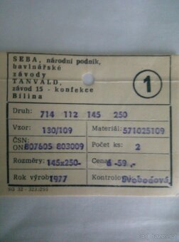 Retro DAMAŠKOVÉ povlečení - 10