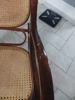 OHÝBANÉ HOUPACÍ KŘESLO VE STYLU THONET–FRANCIE, 70.–80. LÉTA - 10