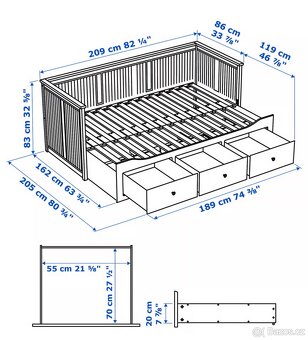 Nová rozkládací postel PC14000 - 10