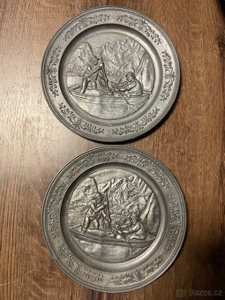 Staré Německé ozdobné talíře a vázičky - 10