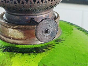 ART DECO STAROŽITNÁ PETROLEJOVÁ LAMPA GAUDARD, FRANCIE 1920 - 10