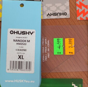 Husky Softshell Bunda - Nanook Mustard XL - 10