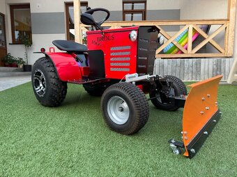 Sněžný elektrický traktůrek BROLS 1000 + el.radlice TOP STAV - 10