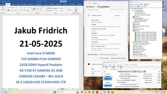 i5 8600K / TUG B360M-PLUS GAMING / RX 5700 XT / 6měs. záruka - 10