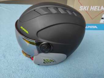 Lyžařská helma s vizorem, Alpina Carat le VISOR HM, 54-58 cm - 10