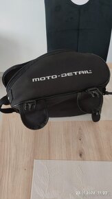 Prodám přilbu, rukavice a brašnu na motorku. - 10