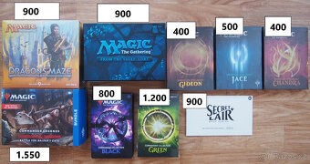 Magic: The Gathering bundly, commandery, obaly, atd. - 10