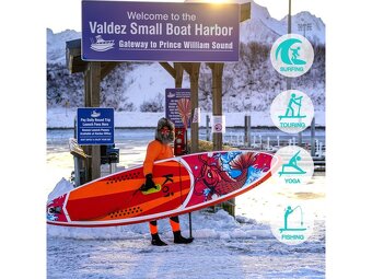 Surfboard Koi SUP PaddleBoard nafukovací 350x83x15cm - 10