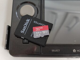 PRODÁNO Nintendo 3DS Cosmos Black+homebrew hack a 64GB karta - 10