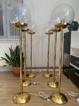 Podlahová stojací lampa Kamenický Šenov 70.léta - 10