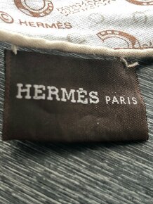 HERMES - velký luxusní šátek - 10