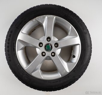 Škoda Octavia - Originání 16" alu kola - Zimní pneu - 10