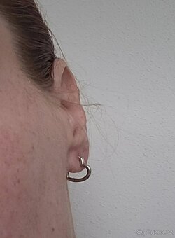 Nové dámské stříbrné náušnice 925 srdce srdíčka ocel - 10