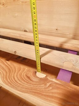 Dřevěná manželská postel 160x200 - 10