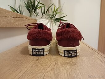 Converse dámské zateplené kožené tenisky vel. 40 - 10