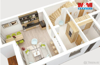 Prodej mezonetového bytu se zahradou ve Velkém Oseku - 10