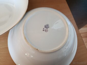 Porcelánové talíře a mísy retro - 10