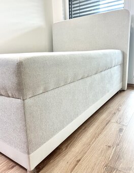 Postel boxspring 140x200 s úložným prostorem - 10