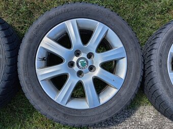 Originál ALU kola Škoda Fabia Roomster R15 + zimní pneu - 10