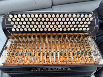 Akordeon Harmonika Organola 4 hlas,Top stav jedinečný v Č.R - 10