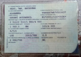 Seat Alhambra / 2006 / 103kW / NAFTA / 7.míst /STK do 11/26. - 10
