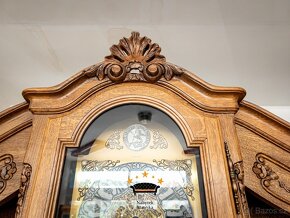Vitrínová skříň - stěna - Ludvík - LOUIS XV s hodinami - 10
