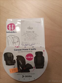 2x Autosedačka Petit & Mars Side Armor béžová / černá - 10