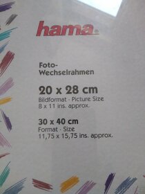 Foto rámečky  HAMA  3 ks  - 30x40 cm-cena za všechny - 10