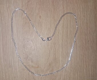 Nový dámský stříbrný řetízek na krk 925 náhrdelník kroucený - 10