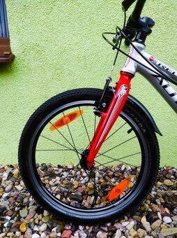 Značkové kolo Author Record 20" (stříbrná/červená) - 10