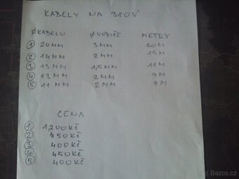 Gumový kabel na 380V - 10