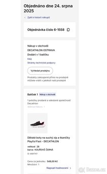 Dětské botasky na suchý zip Decathlon 28 - 10