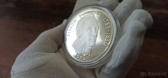 Panama 20 Balboas 1974 Proof v etui. - 10
