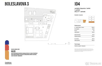 Pronájem bytu 1+kk 34 m² - 10