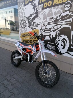 Pitbike Shark 125ccm 17x14 oranžová - 10