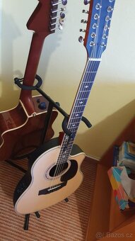 12 strunná elektroakustická kytara Roundback Styl OVATION. - 10