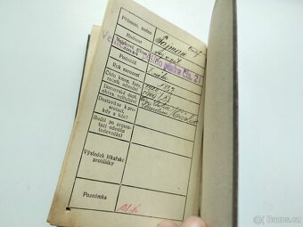 Vojenská knížka Pěší pluk 21 Čáslav 1923 Česká Lhotice - 10