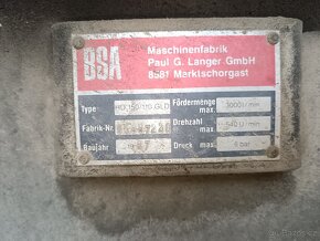 BSA  Fekální přívěs / Cisterna / Nádrž na vodu 6000l - 10