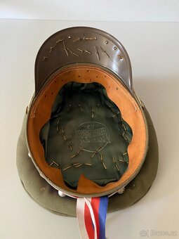čepice brigadýrka vojenská čepice stará uniforma voják - 10