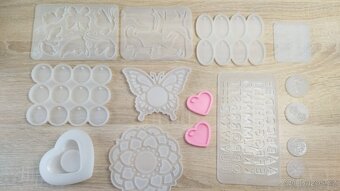 Silikonové formy na pryskyřici - Anděl, motýly, kočky - 10