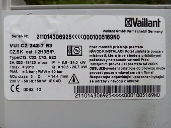 Vaillant VUI 242-7 R3, VUW 240/2-5 R3 a VUW 240/2-3 R1 - 10