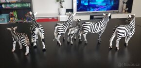 Schleich Safari žirafa velbloud zebra zebry - 10