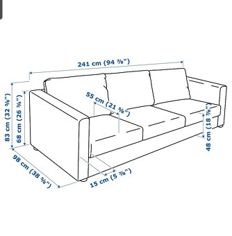 Sedací souprava Ikea Vimle - 10