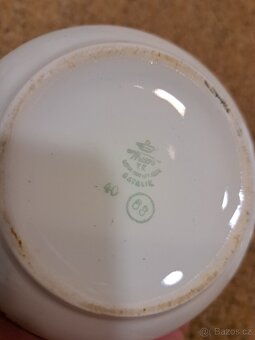 Luxusní porcelánová sada ČSSR – 6+6+mlékovka+cukřenka - 10