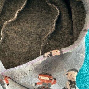 NOVÁ- Handmade teploučká mikinka- 110/116 - 10