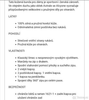 Ixon Alcyone damska kozena bunda nova - 10