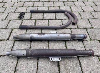 Jawa ČZ malá kývačka i půlbuben - výfuky - 10